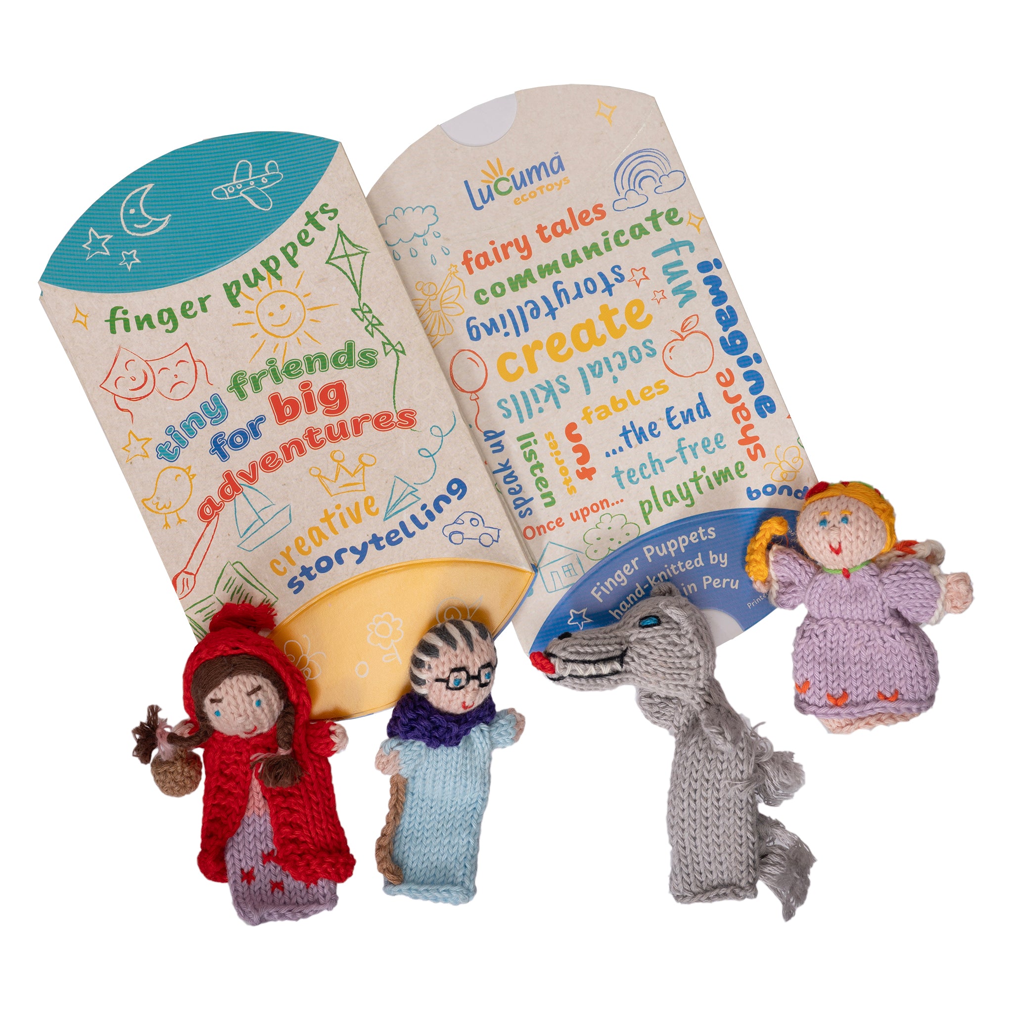 Puppet Storytelling Pillow Boxes Mix: M & L (Sold in 10's)