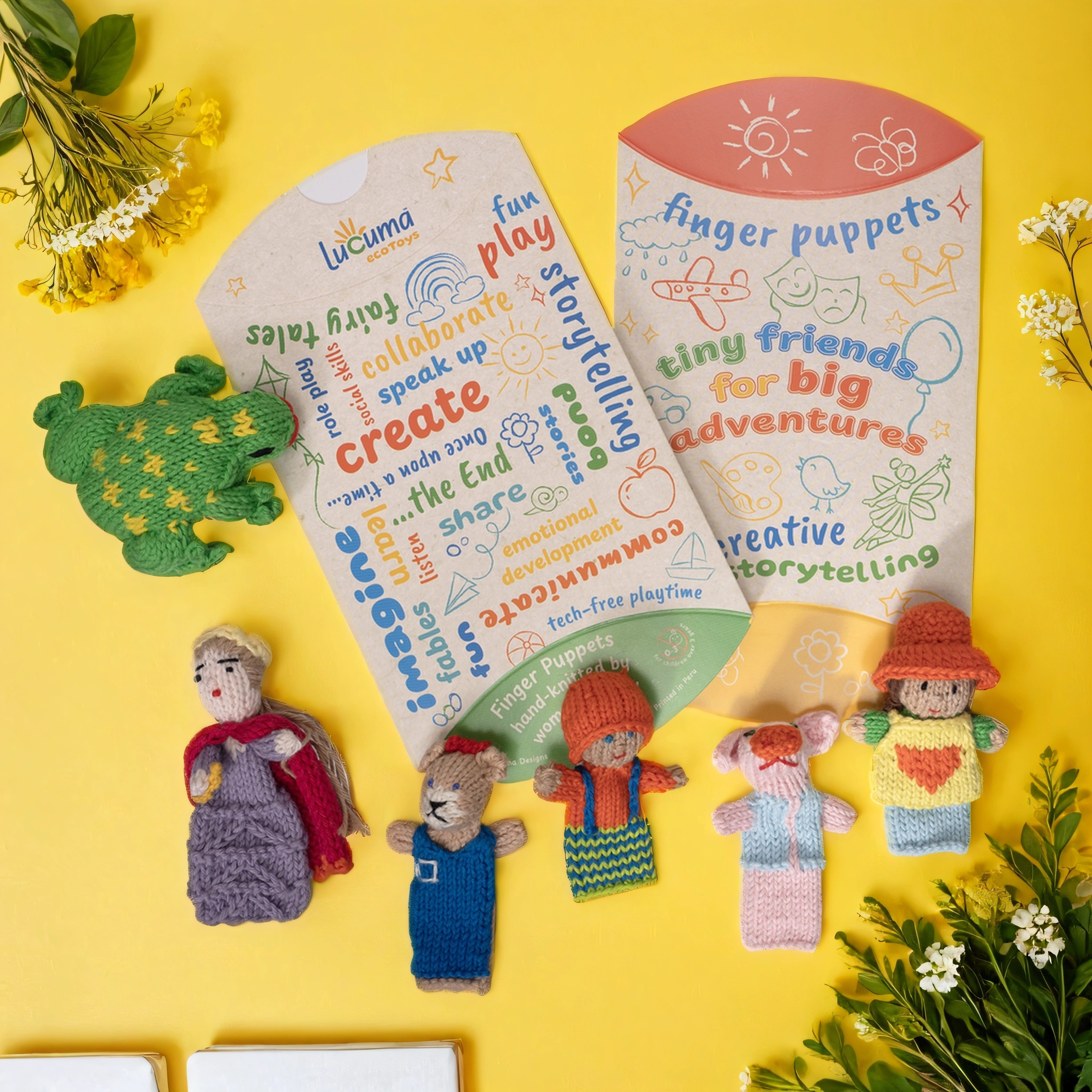 Puppet Storytelling Pillow Boxes Mix: M & L (Sold in 10's)
