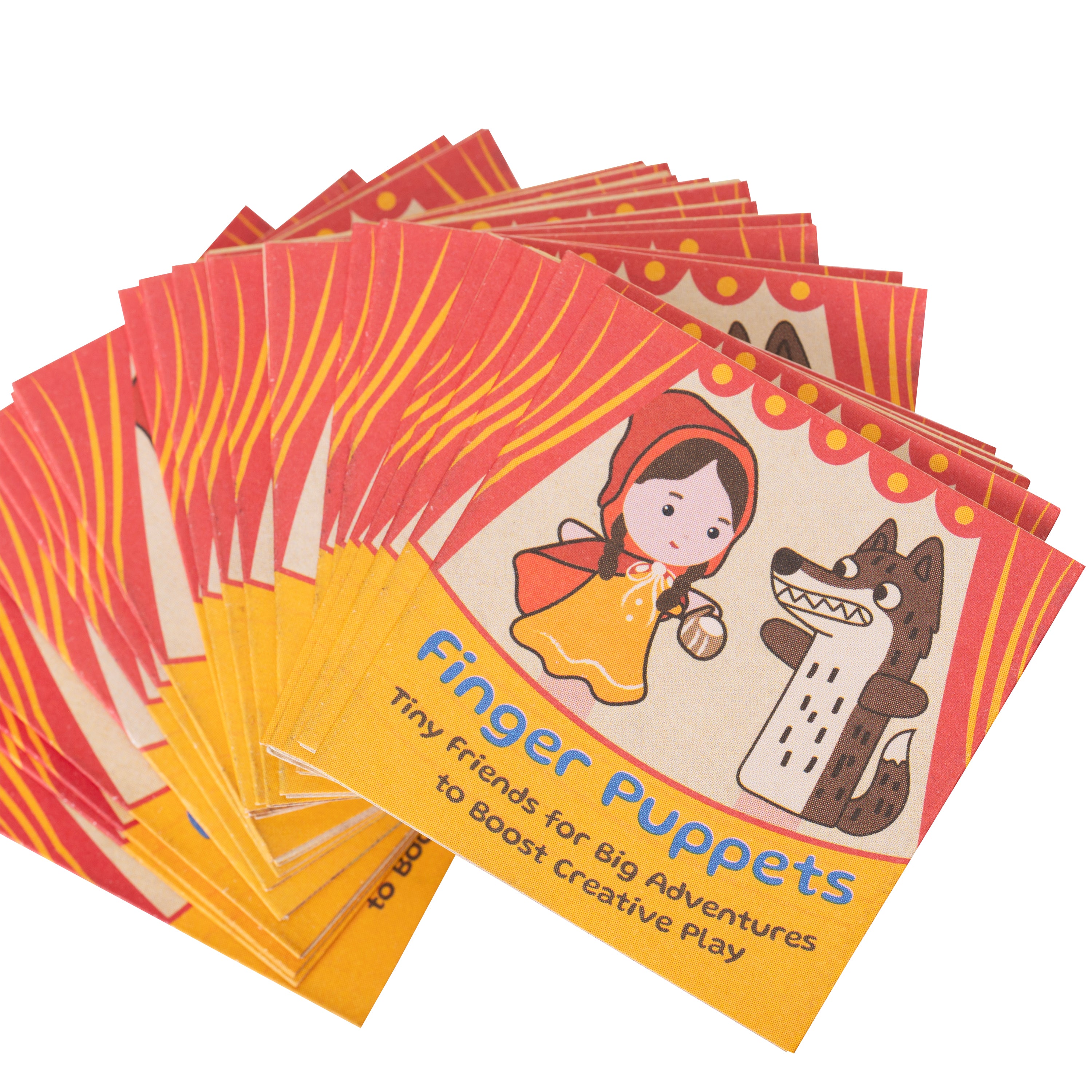 Finger Puppet Folded Tag (pack of 50)