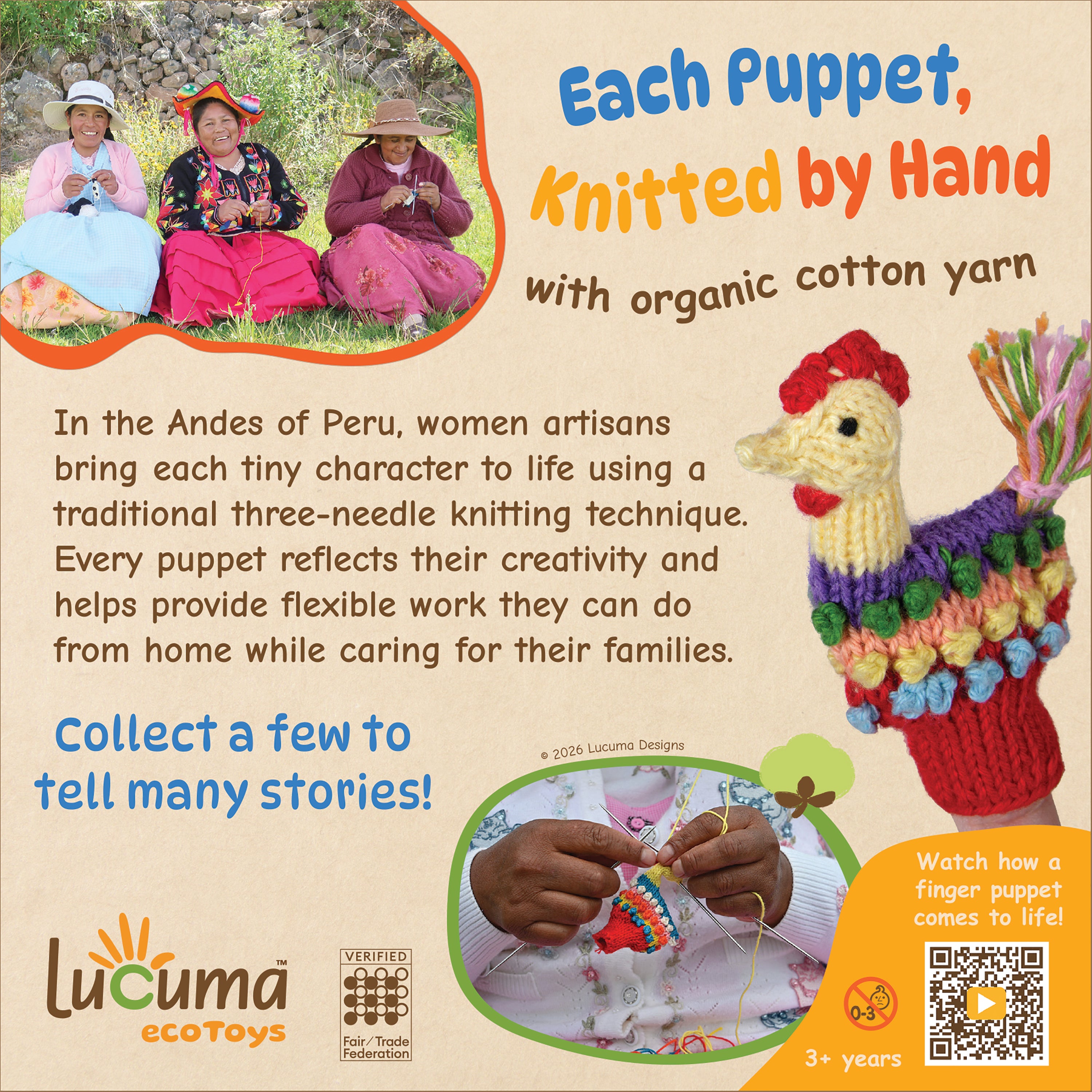 Sign - Organic Cotton Puppets