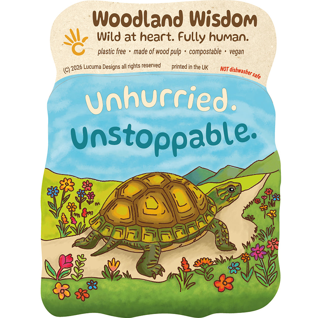 Tortoise Sticker - Unhurried. Unstoppable.