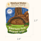 Bear Sticker - Hibernate First. Respond Later.