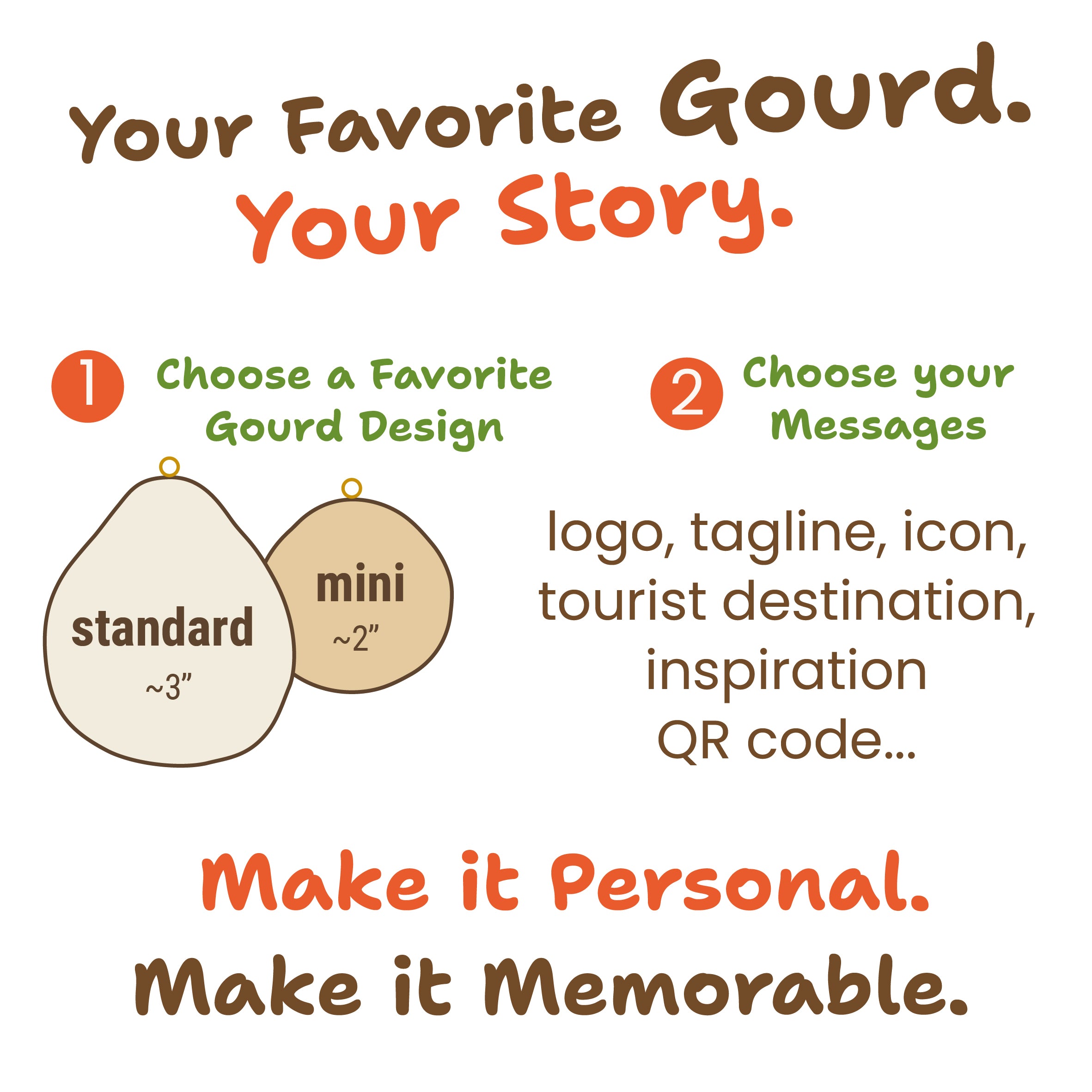 Custom Wood Token for Gourds
