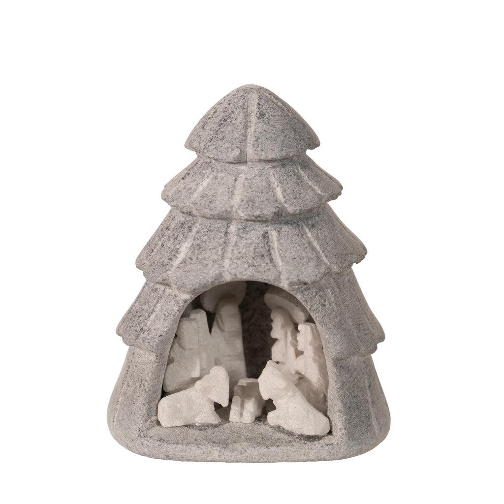 Nativity Alabaster - 2.25"