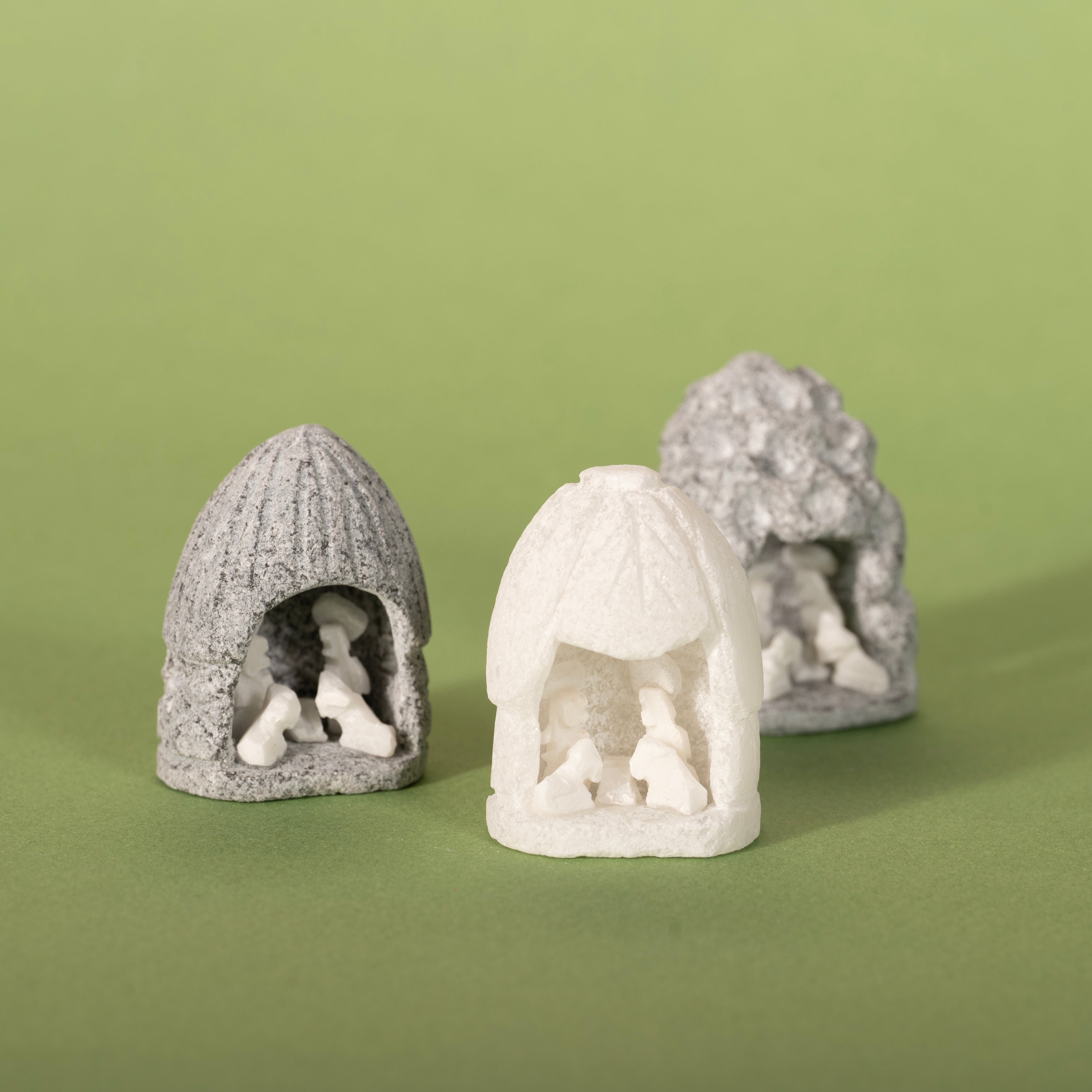 Nativity Alabaster Carving - Mini 1.25" (sold in 12's)