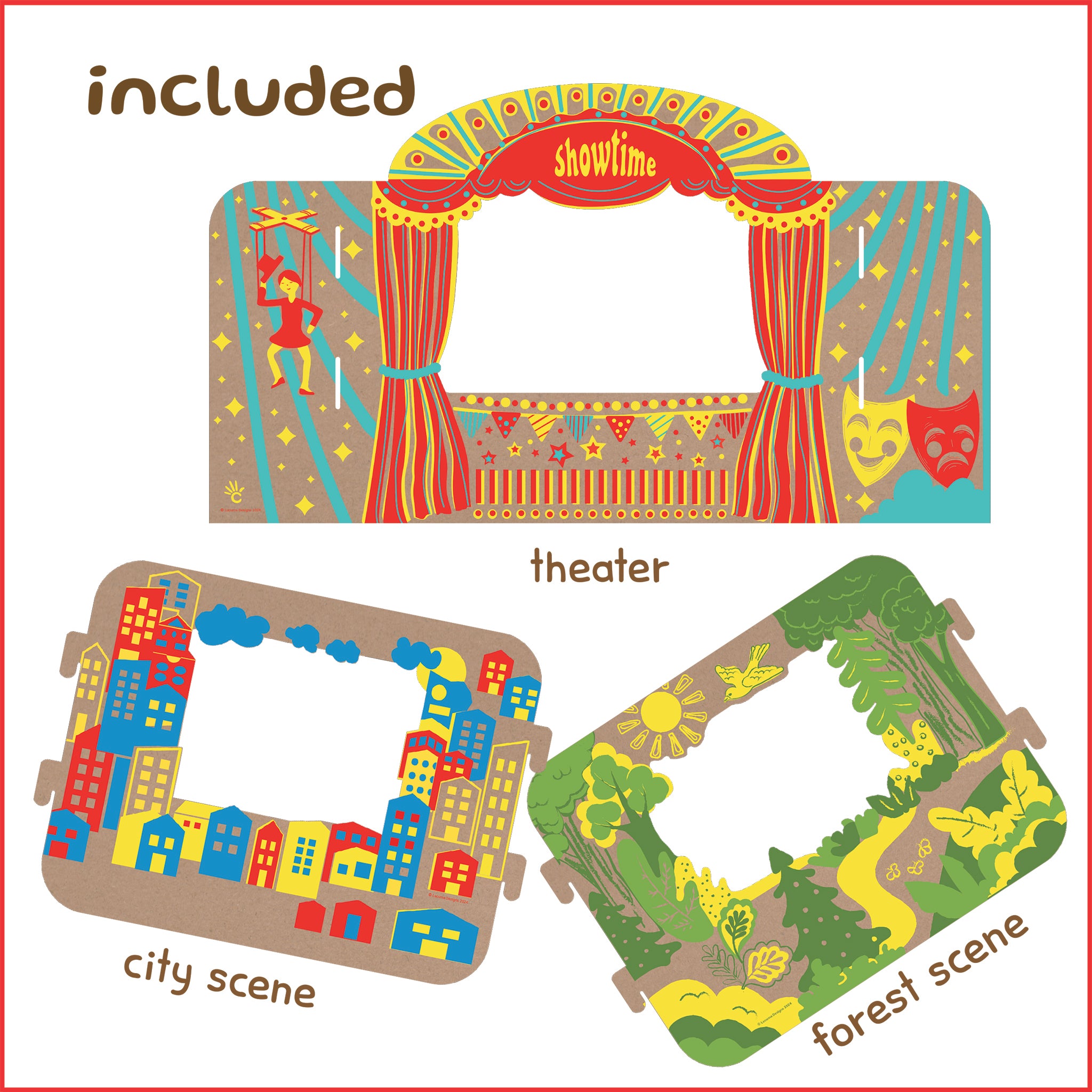 Finger Puppet Theater - Cardboard Toy