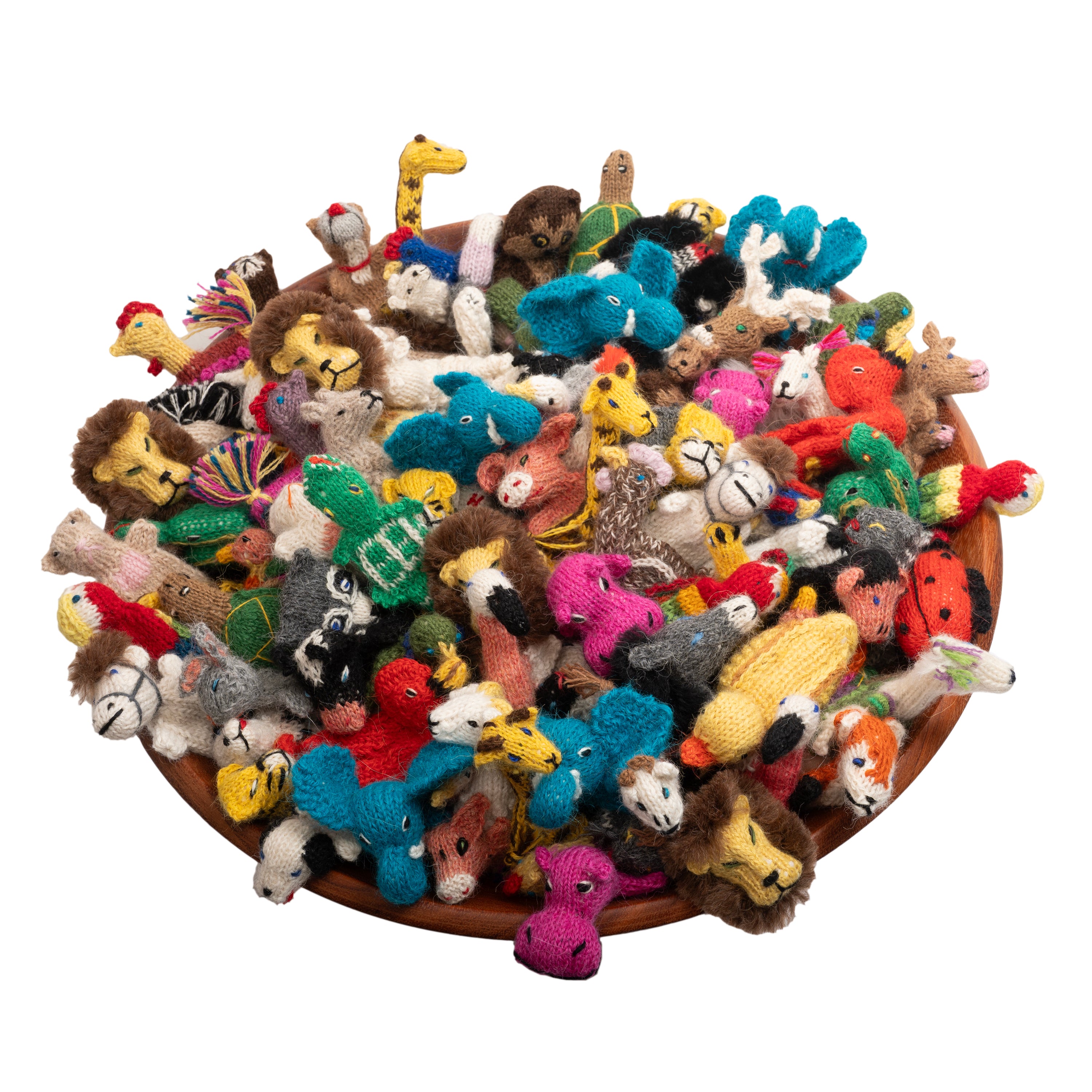 Animal Mix Alpaca Finger Puppets (sold in 100's)