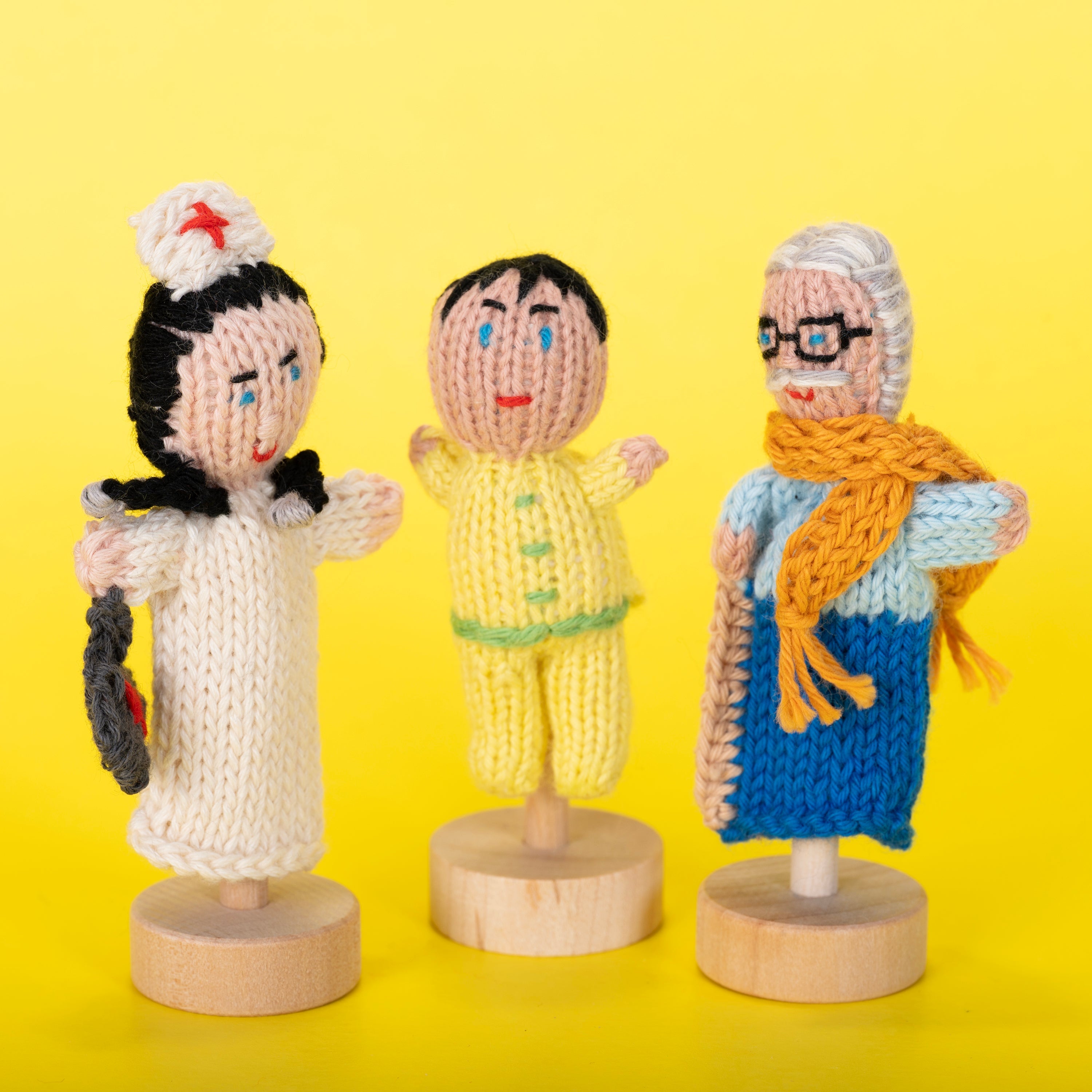 People Mix Organic Cotton Finger Puppet (sold in 50's)