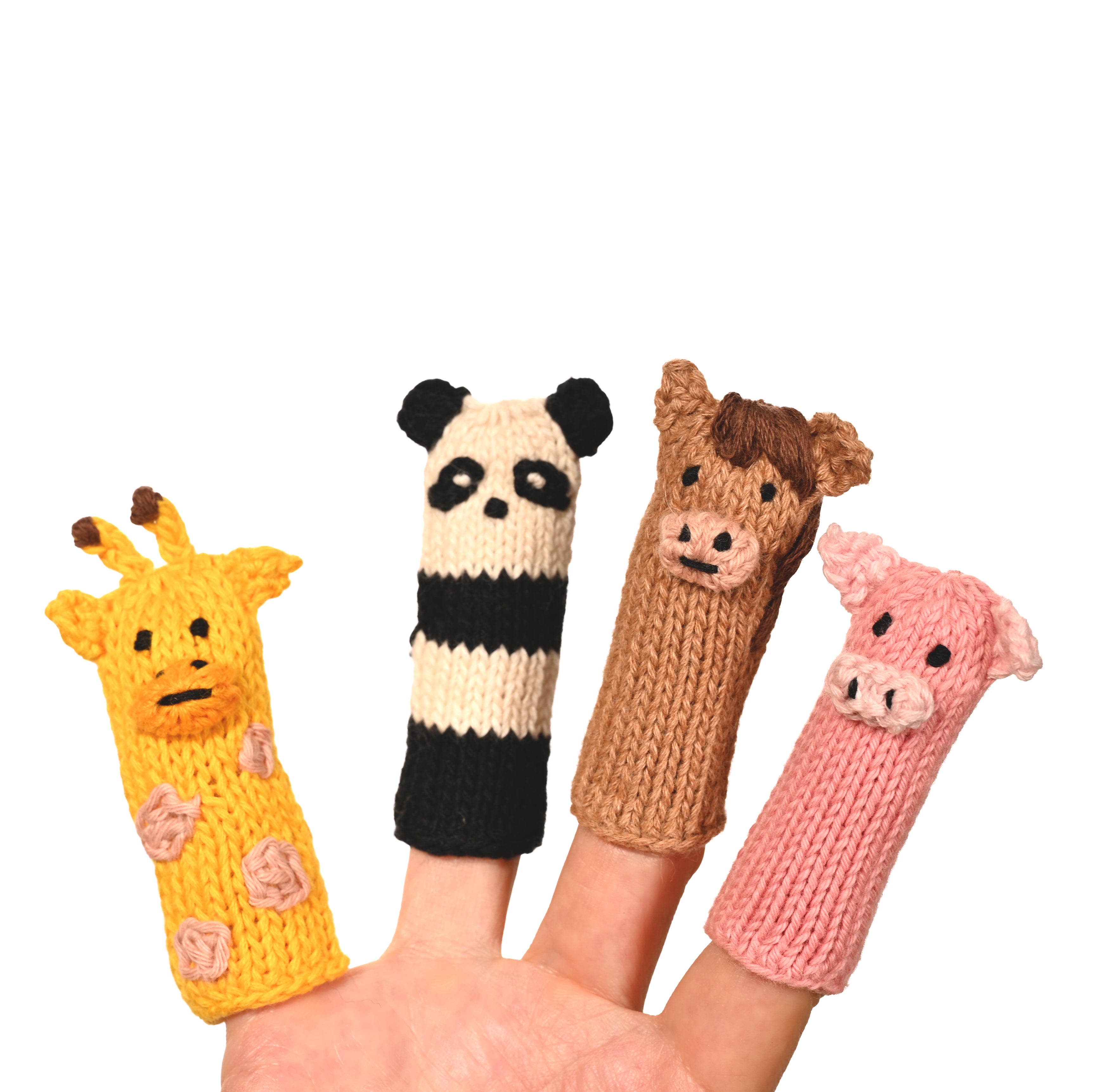 Modern Creatures - Organic Cotton Finger Puppet (Sold in 100's)