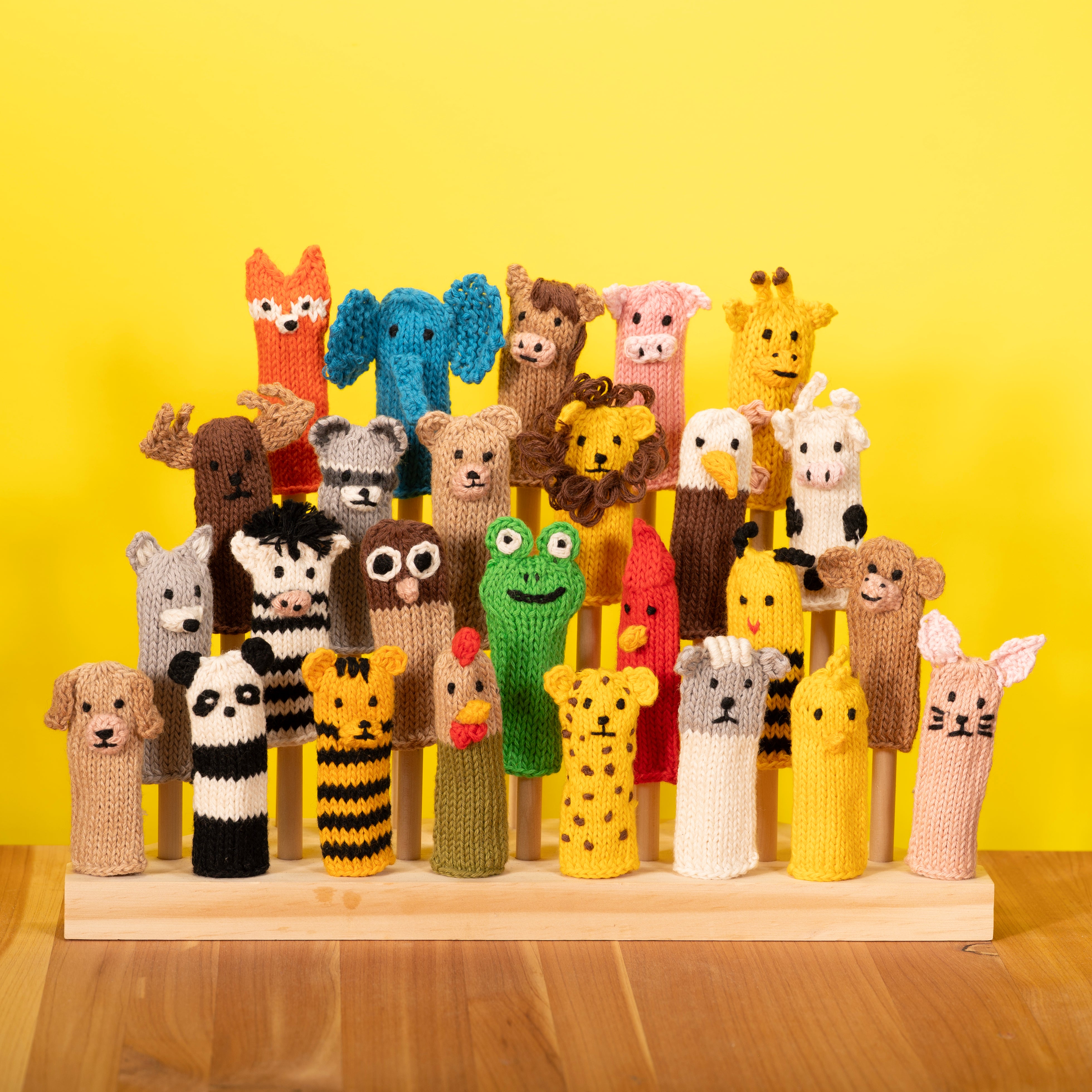 Modern Creatures - Organic Cotton Finger Puppet (Sold in 100's)