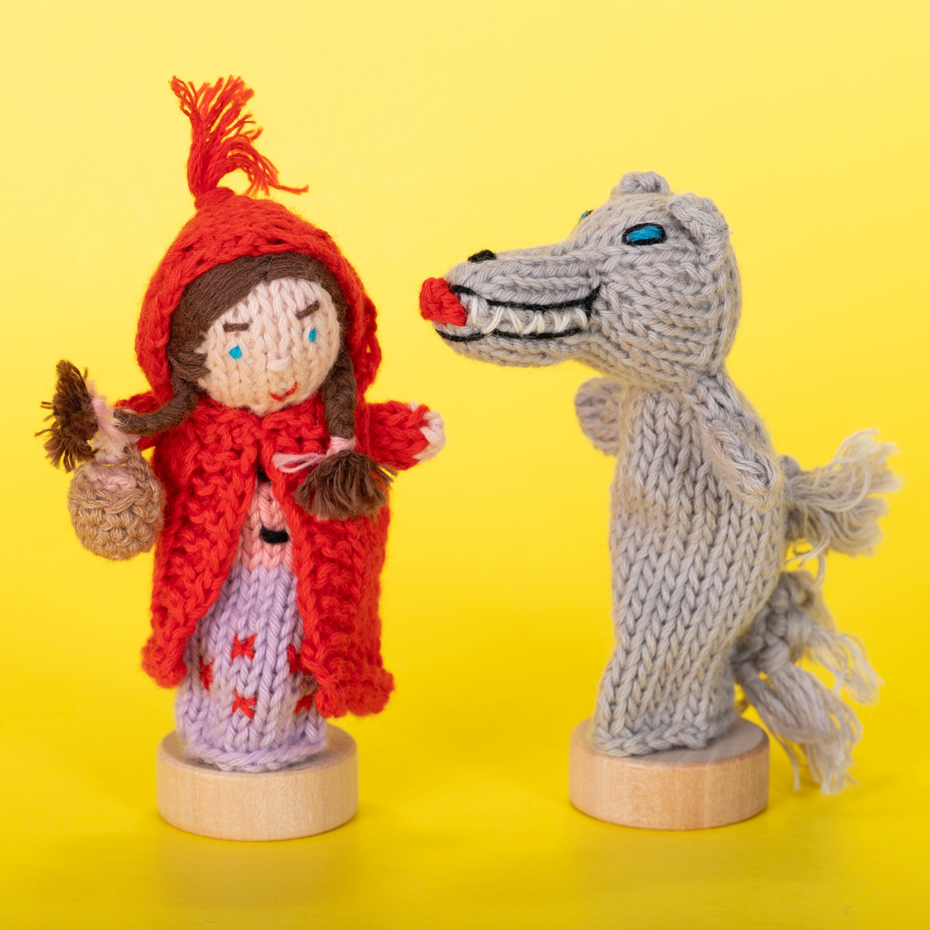Little Red Story Pack of 4 - Organic Cotton Finger Puppets