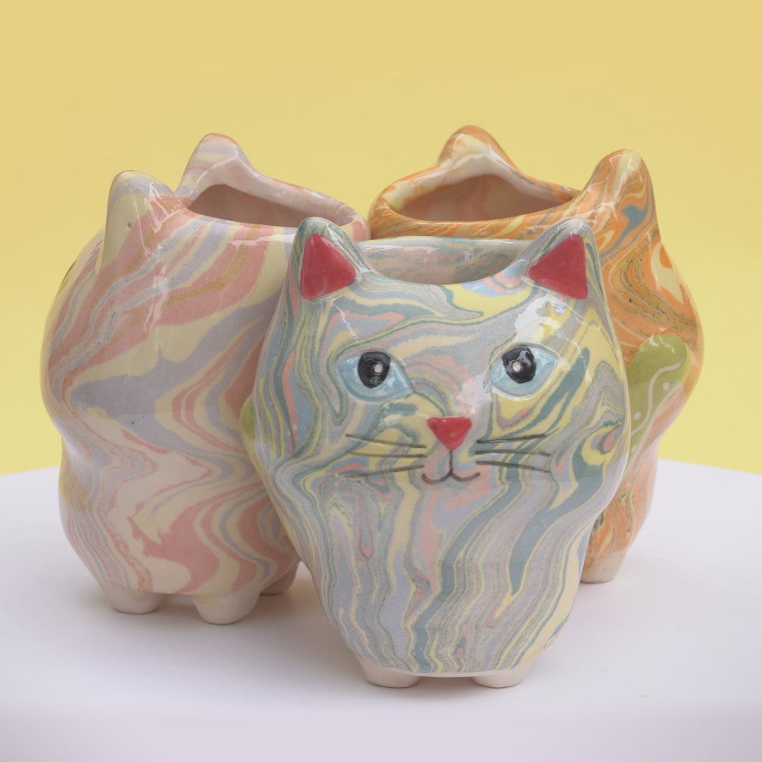 Cat - Plant Pot
