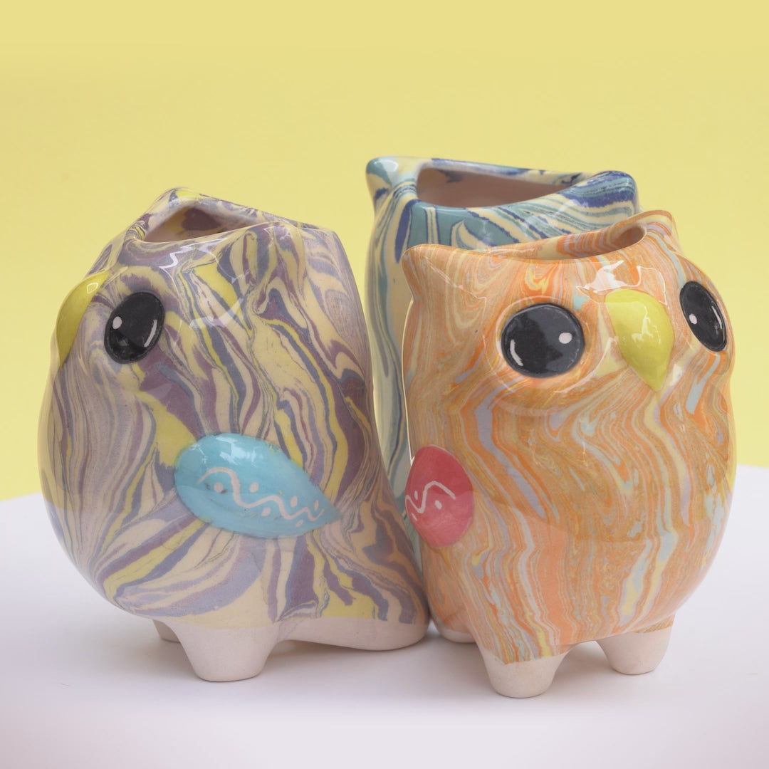 Owl - Plant Pot