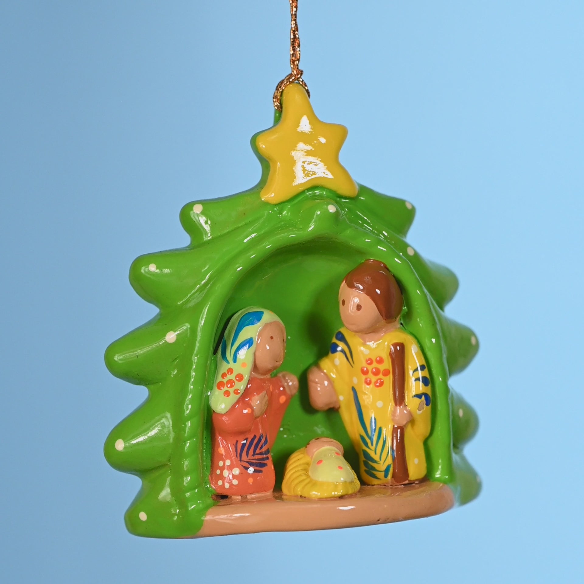 Tree Nativity Ornament