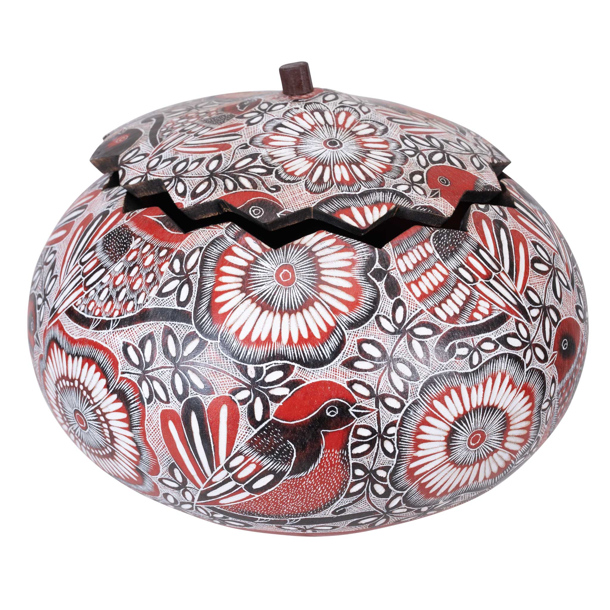 Lace Birds - Gourd Large Box