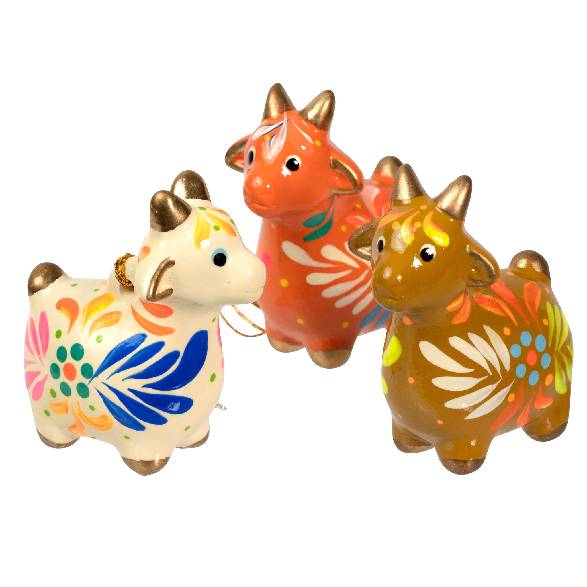 Goat  - Confetti Ceramic Ornament