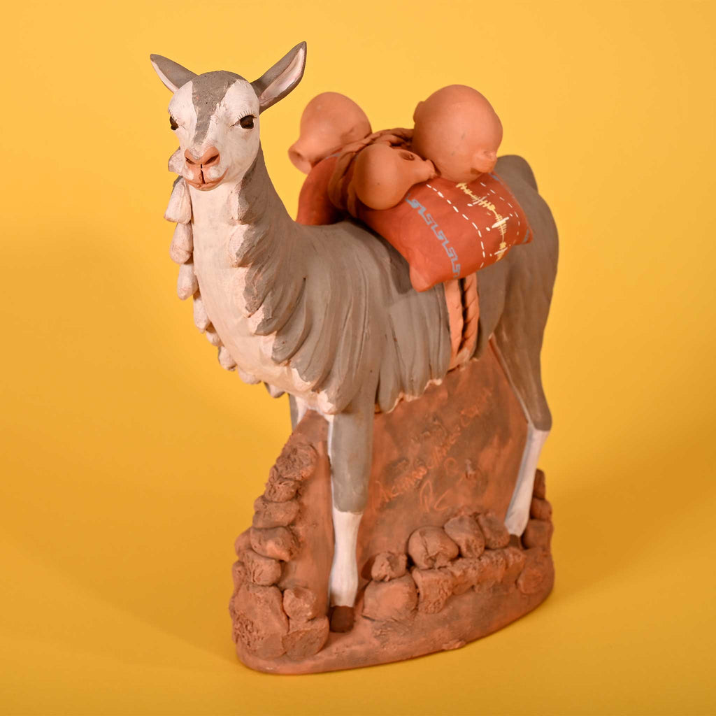 Holy Family and Llama