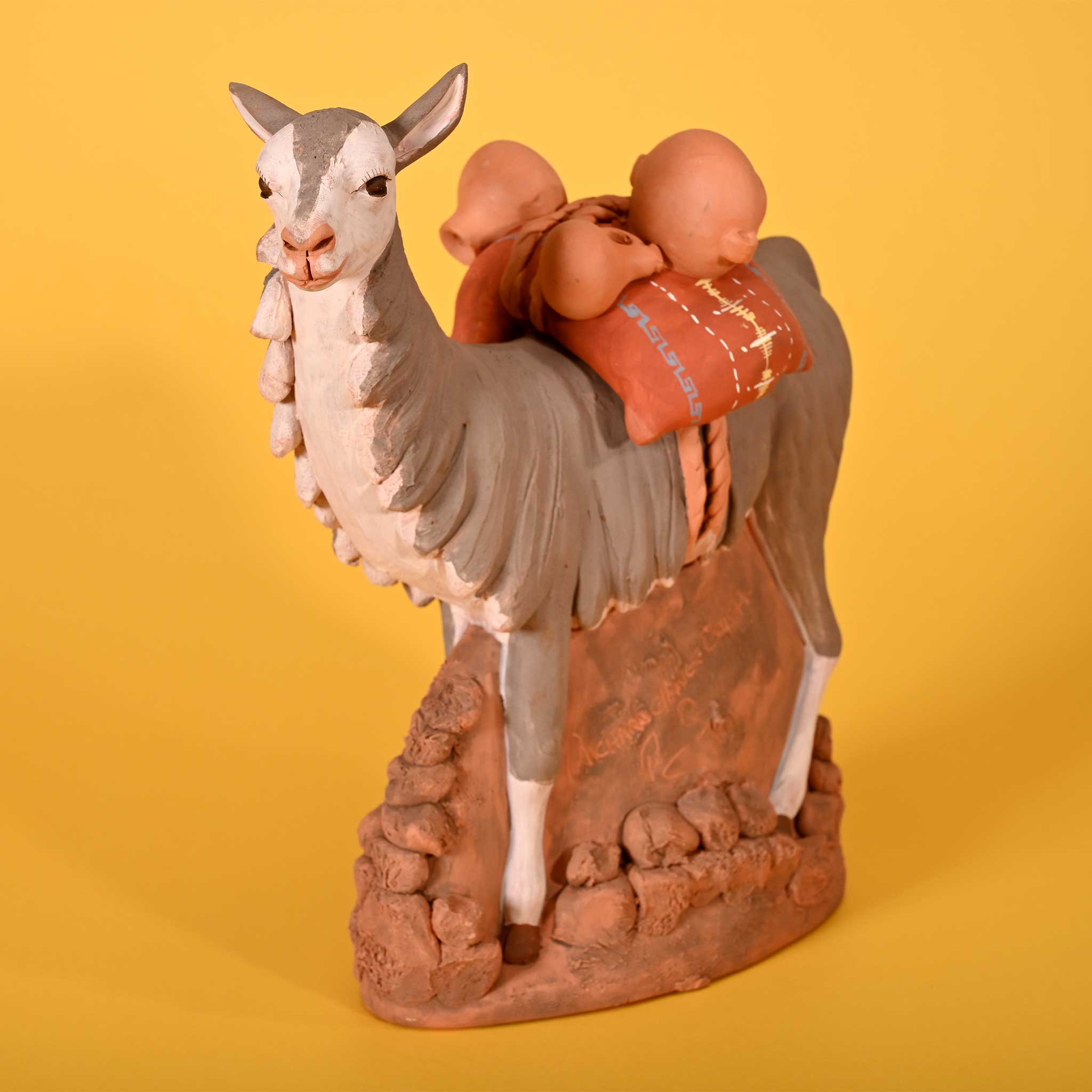 Holy Family and Llama