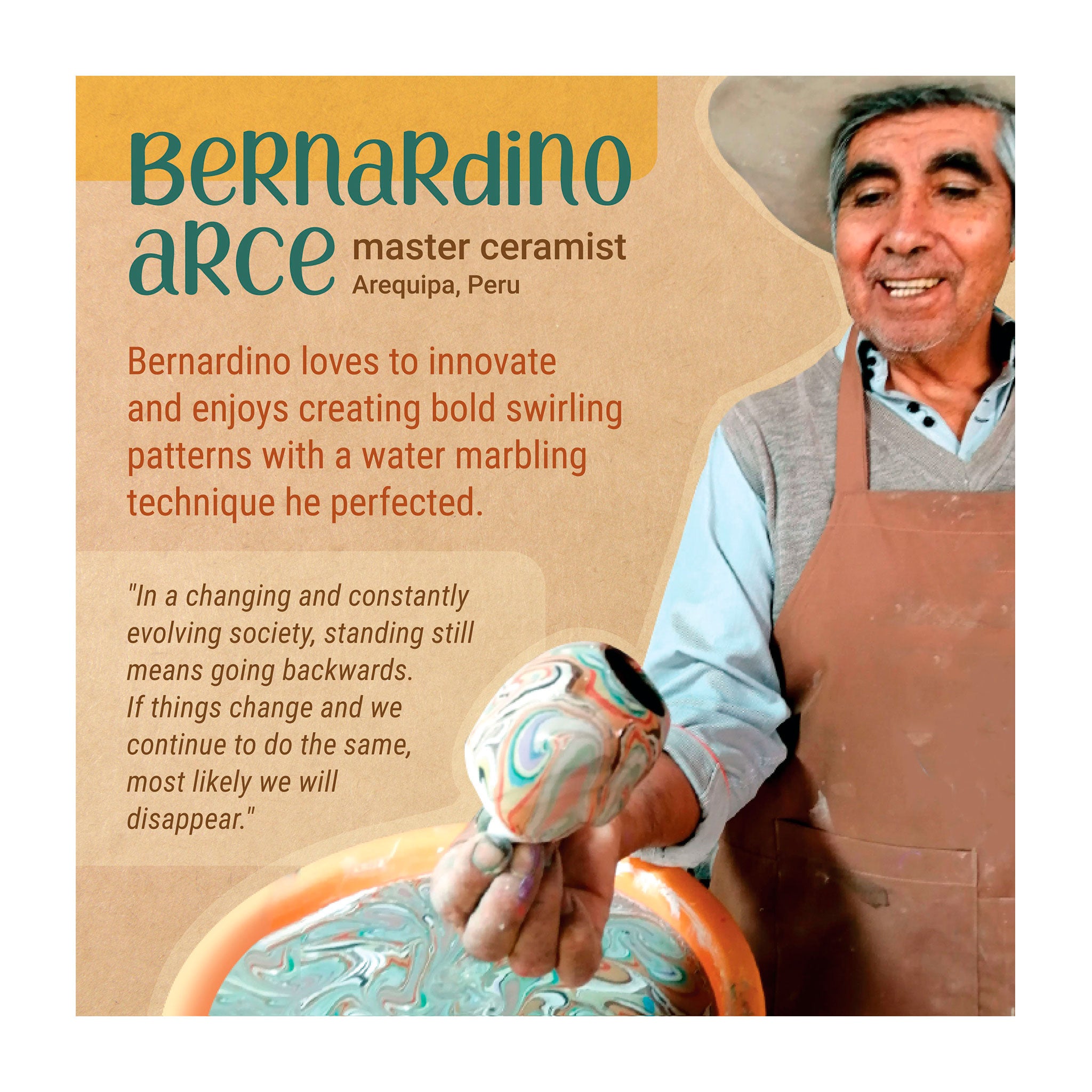 Bernardino Arce Artist Tag (pack of 10)