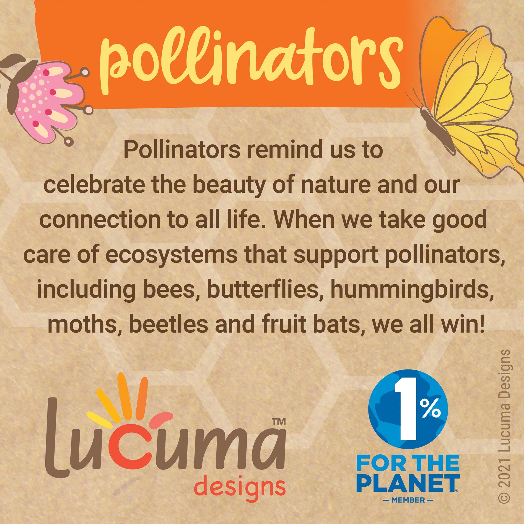 Pollinator Tag 2.5" (pack of 50)