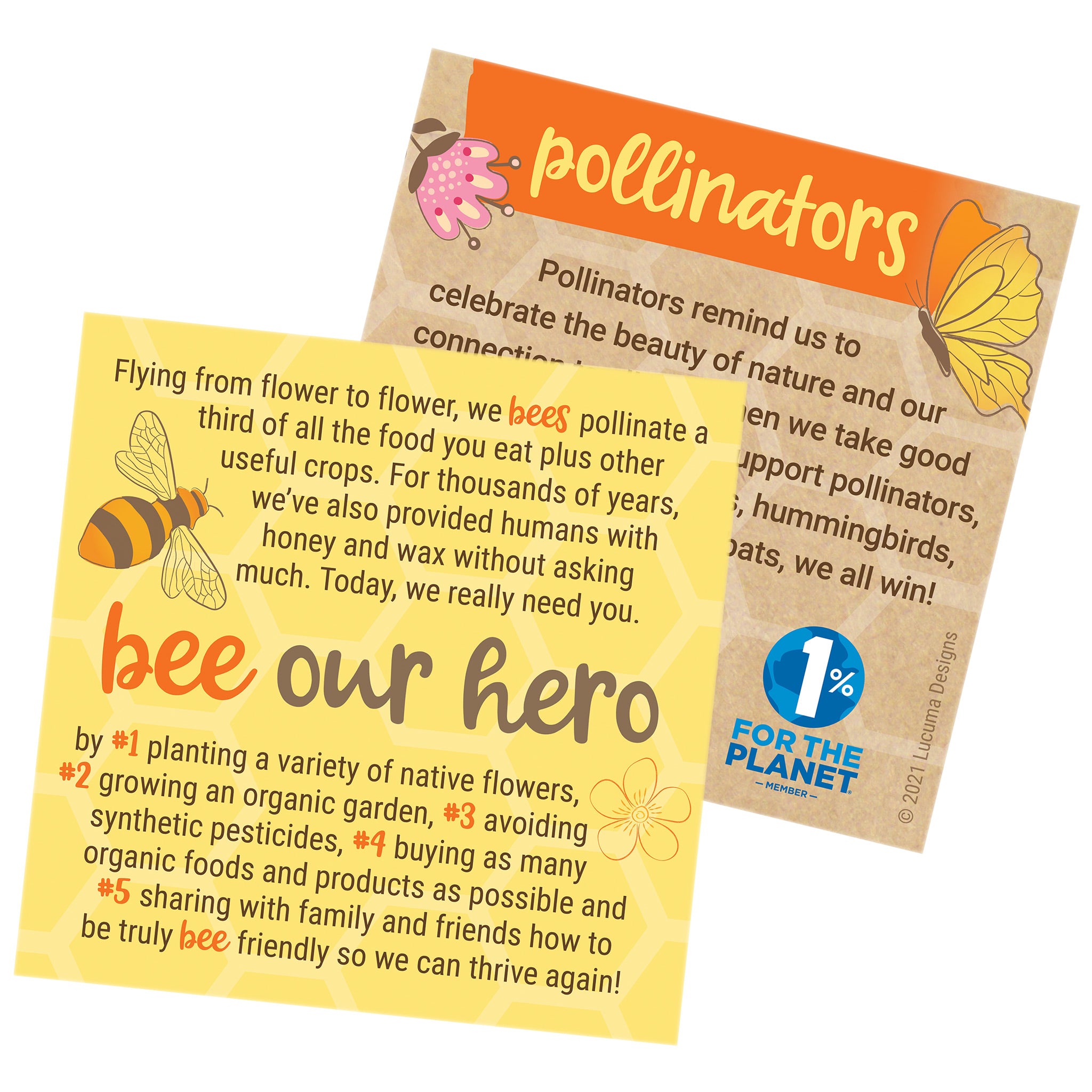 Pollinator Tag 2.5" (pack of 50)