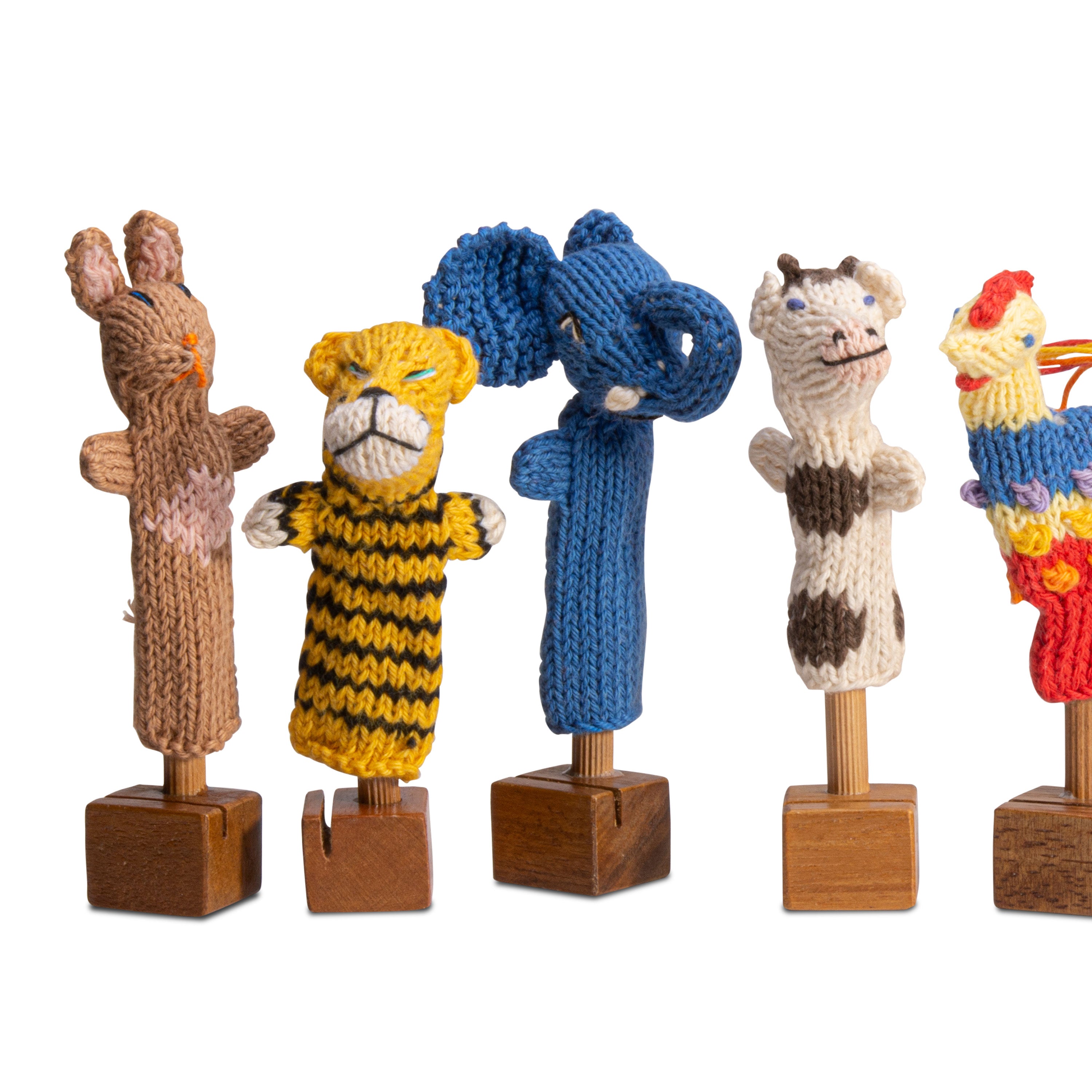 Animal Mix Organic Cotton Finger Puppet (sold in 100's)