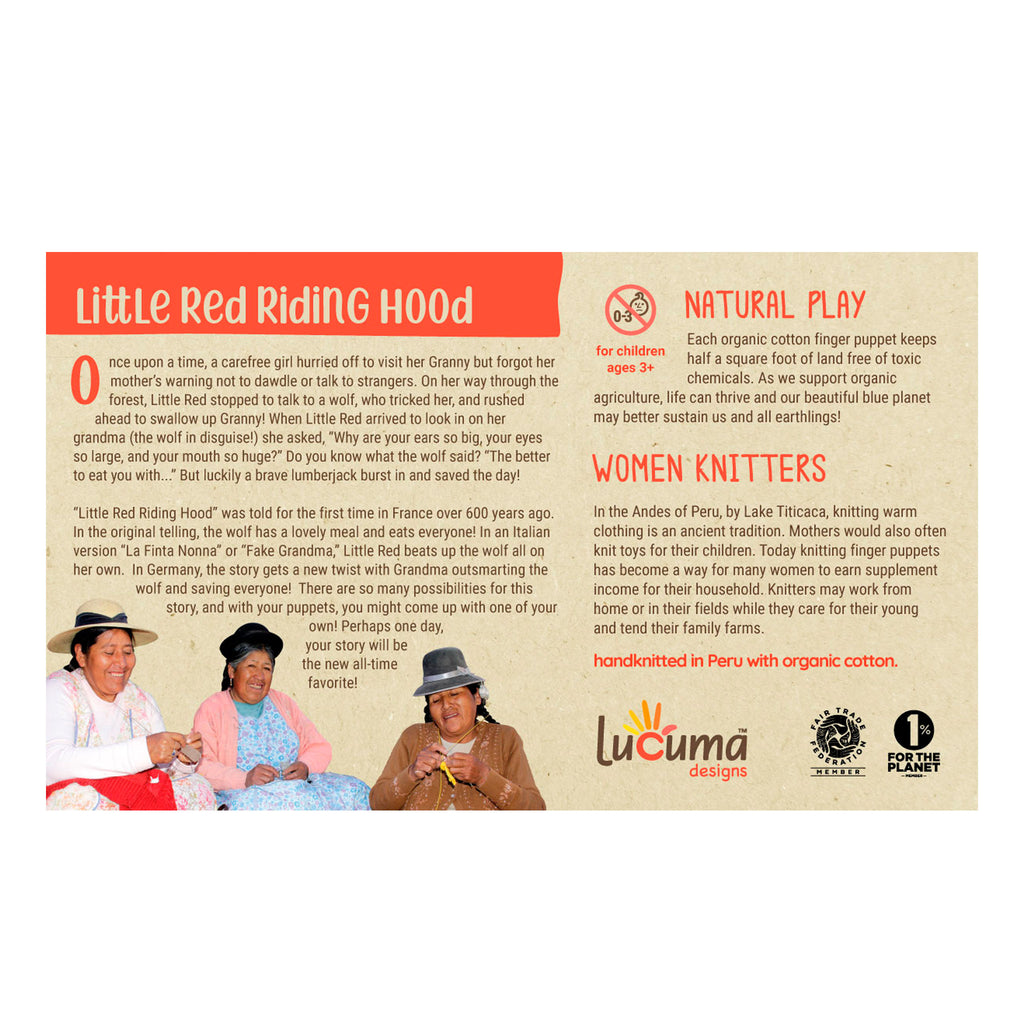 Little Red Riding Hood Story Set of 4