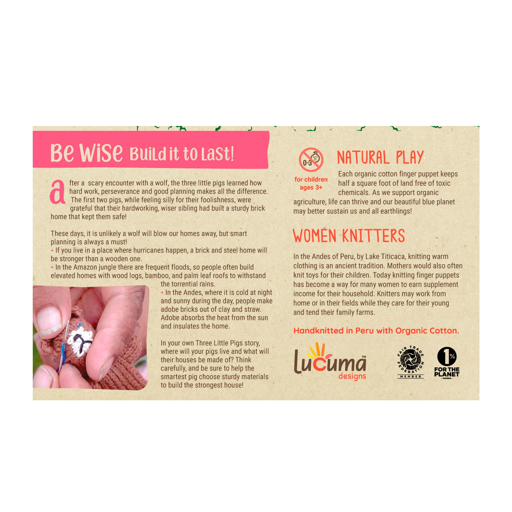 Three Little Pigs Gift Set of 4