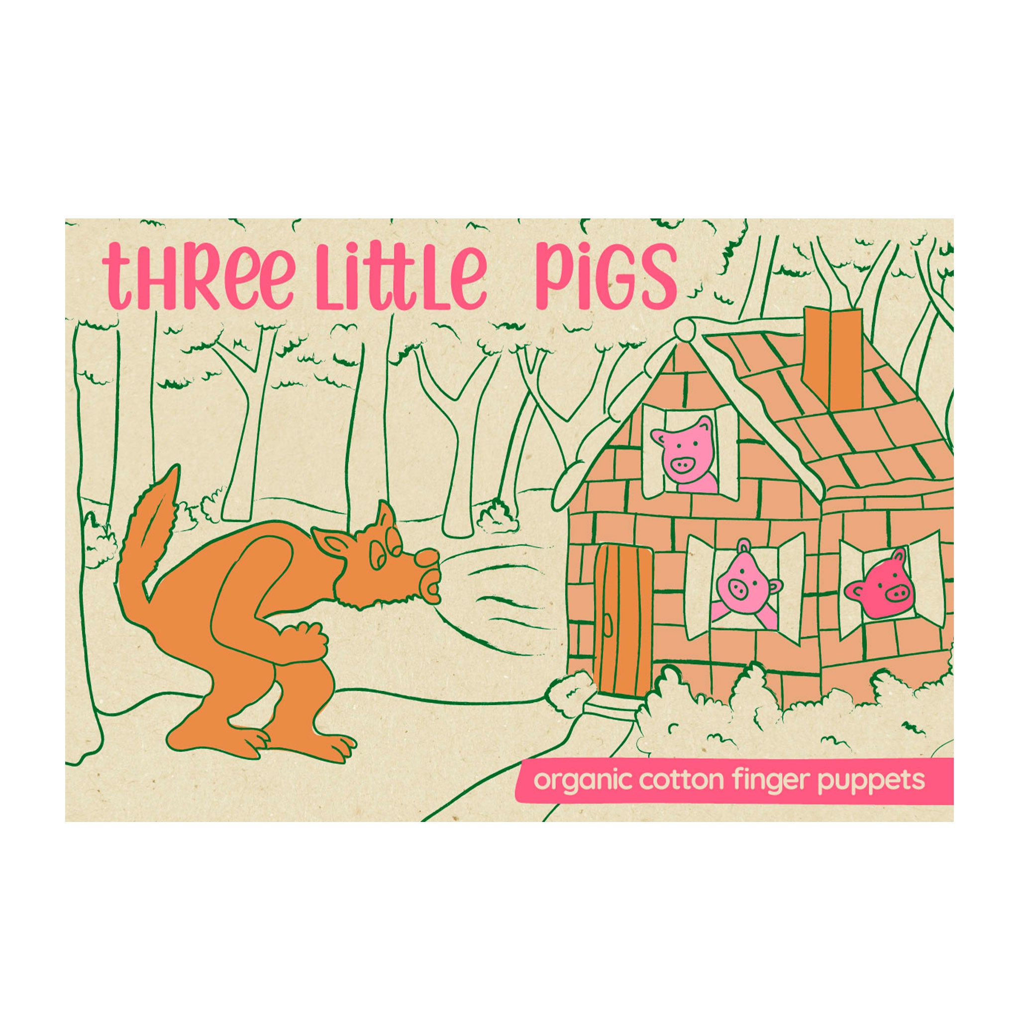 Three Little Pigs Gift Set of 4