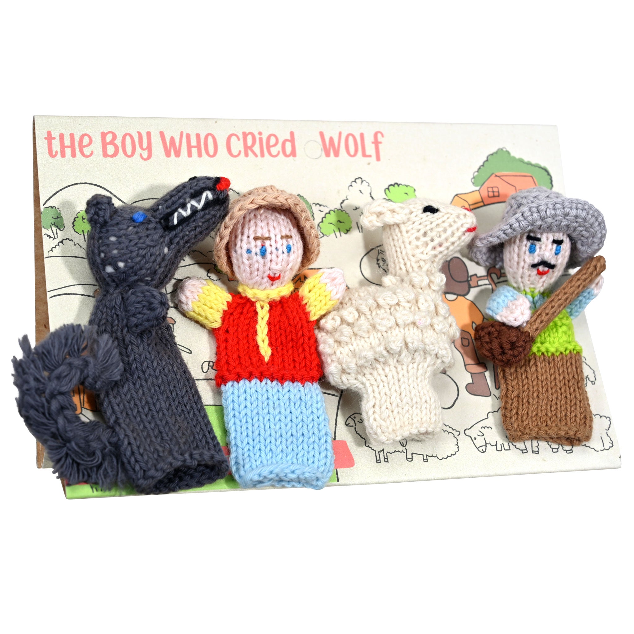 Boy Who Cried Wolf Gift Set of 4