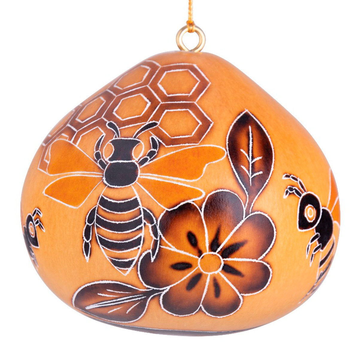 Beehive - Gourd Ornament