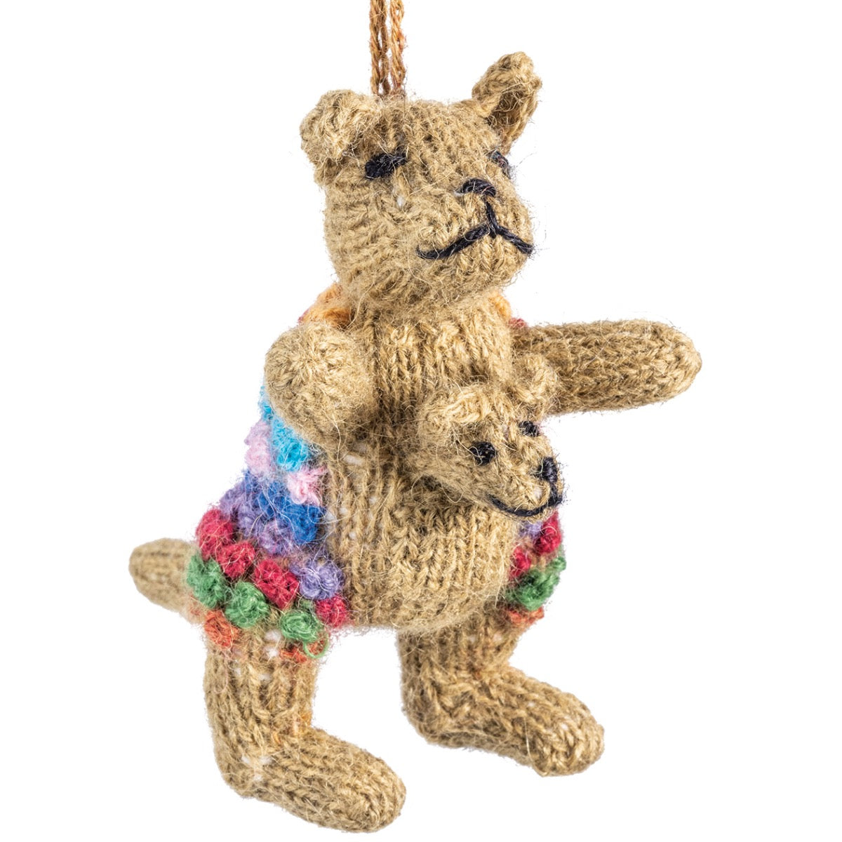 Kangaroo - Alpaca Knitted Ornament