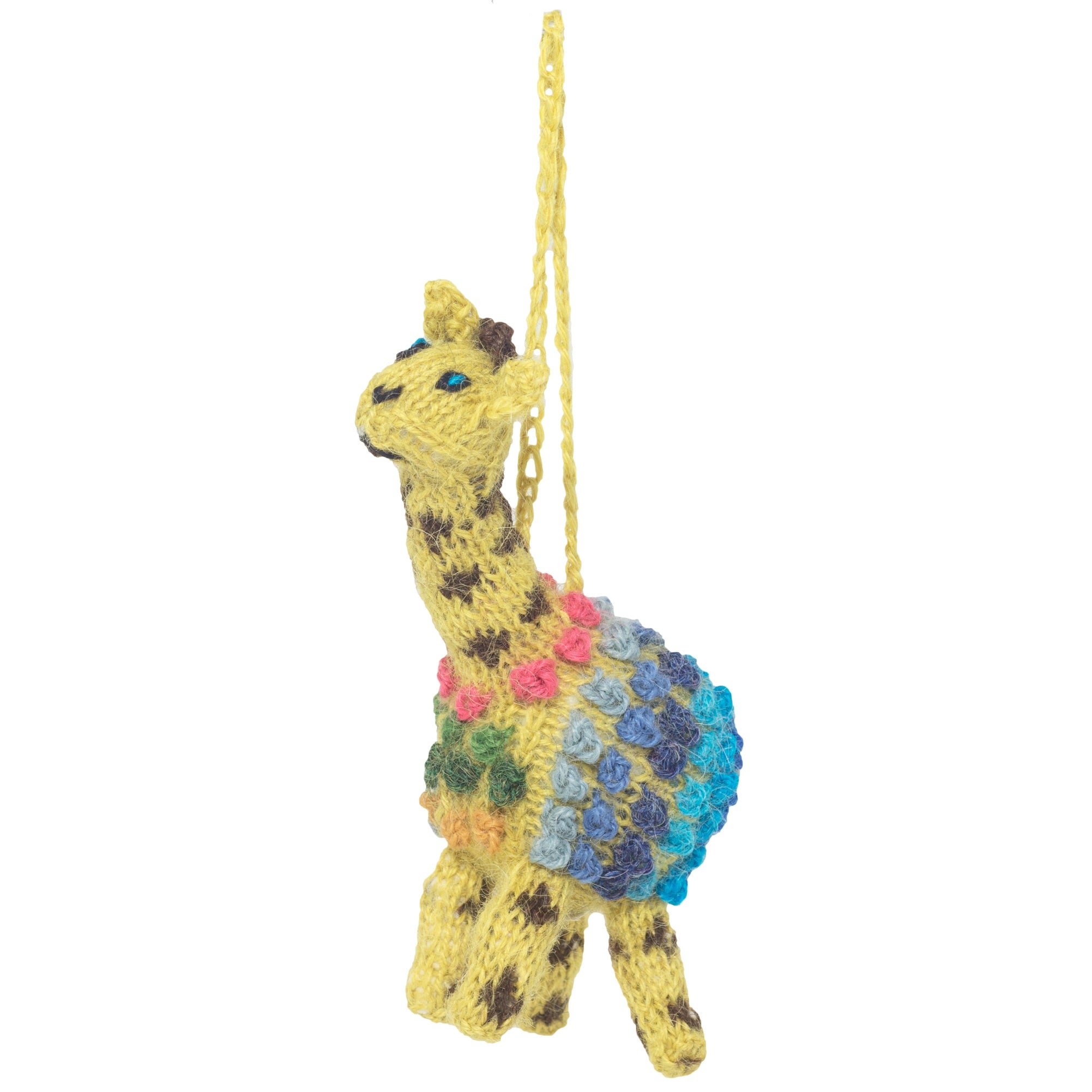 Giraffe - Alpaca Knitted Ornament