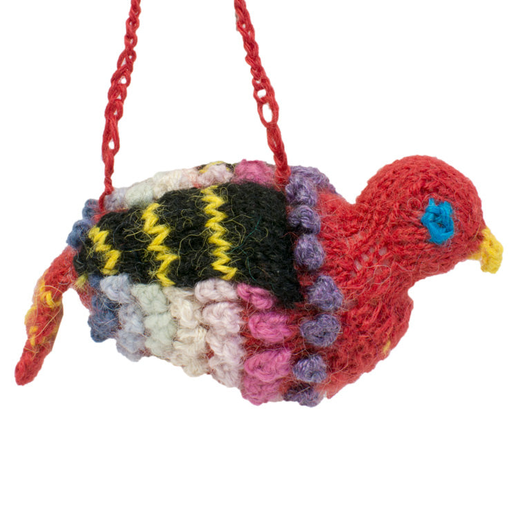 Cardinal - Assorted Alpaca Knitted Ornament