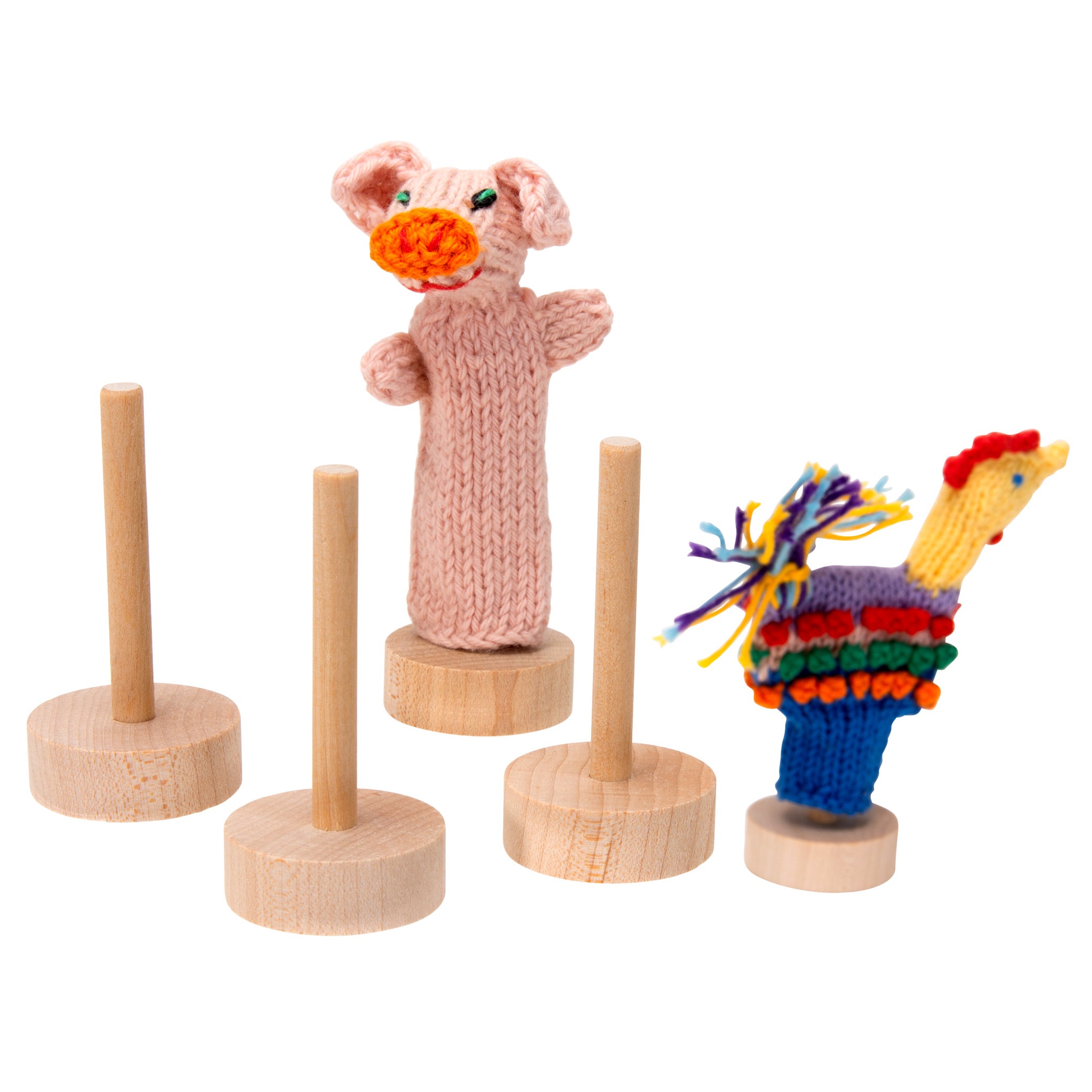 Crack of Dawn Crafts: Finger Puppet Display Stand