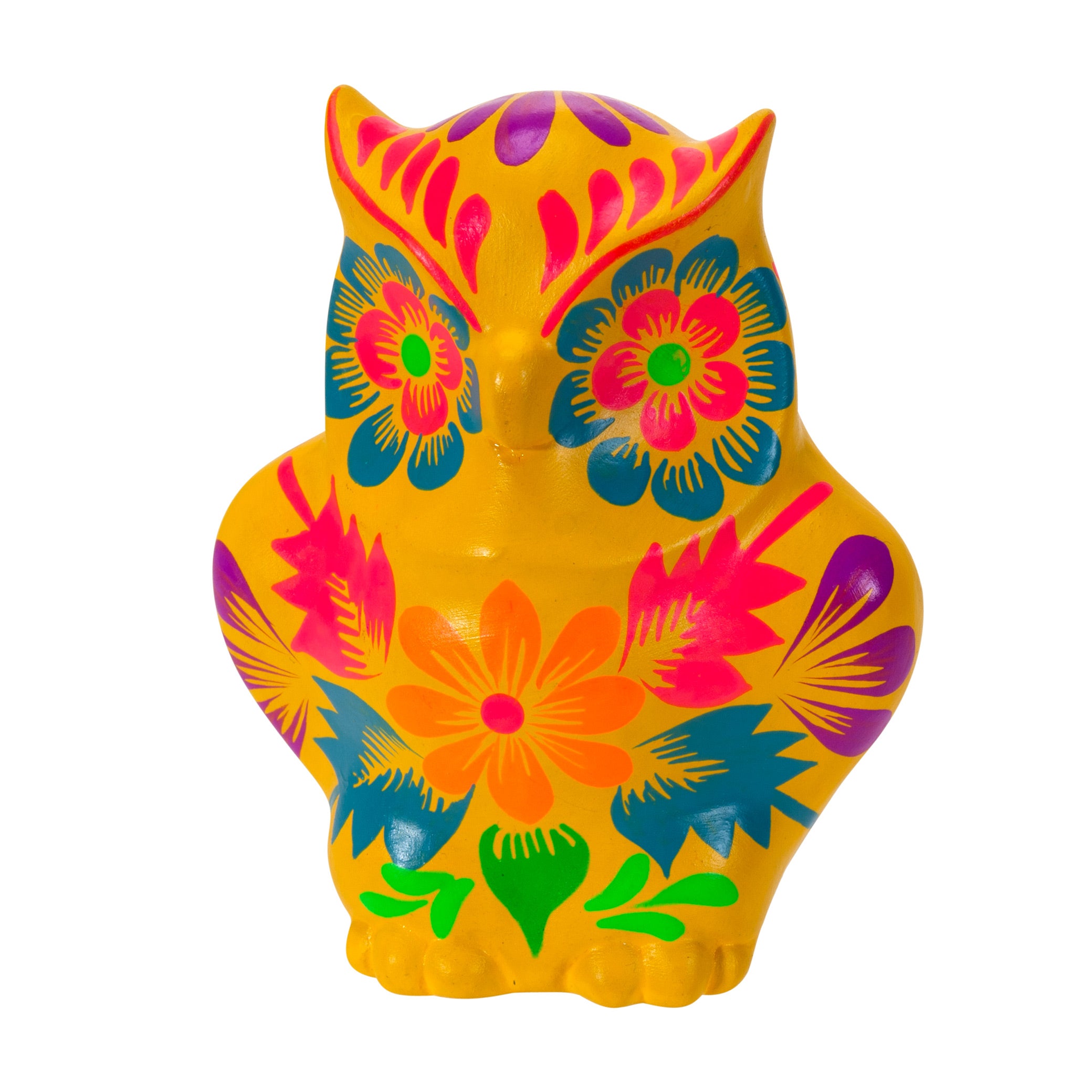 Fiesta Owl Yellow - Small Ceramic Figurine