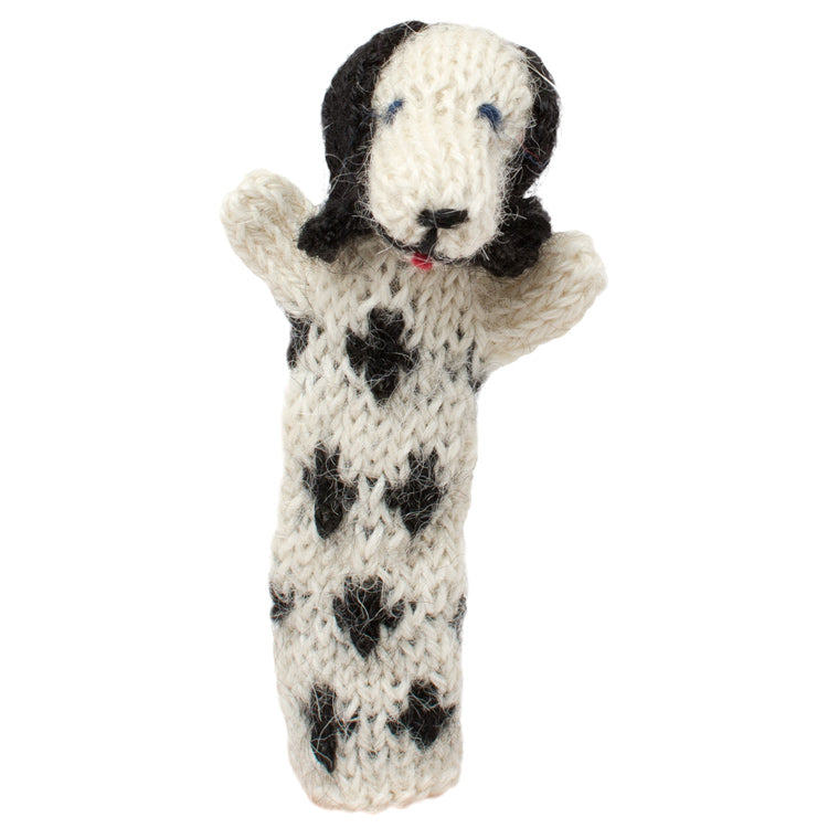 Dalmatian - Alpaca Finger Puppet