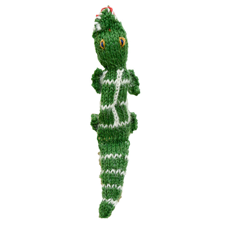 Alligator - Alpaca Finger Puppet