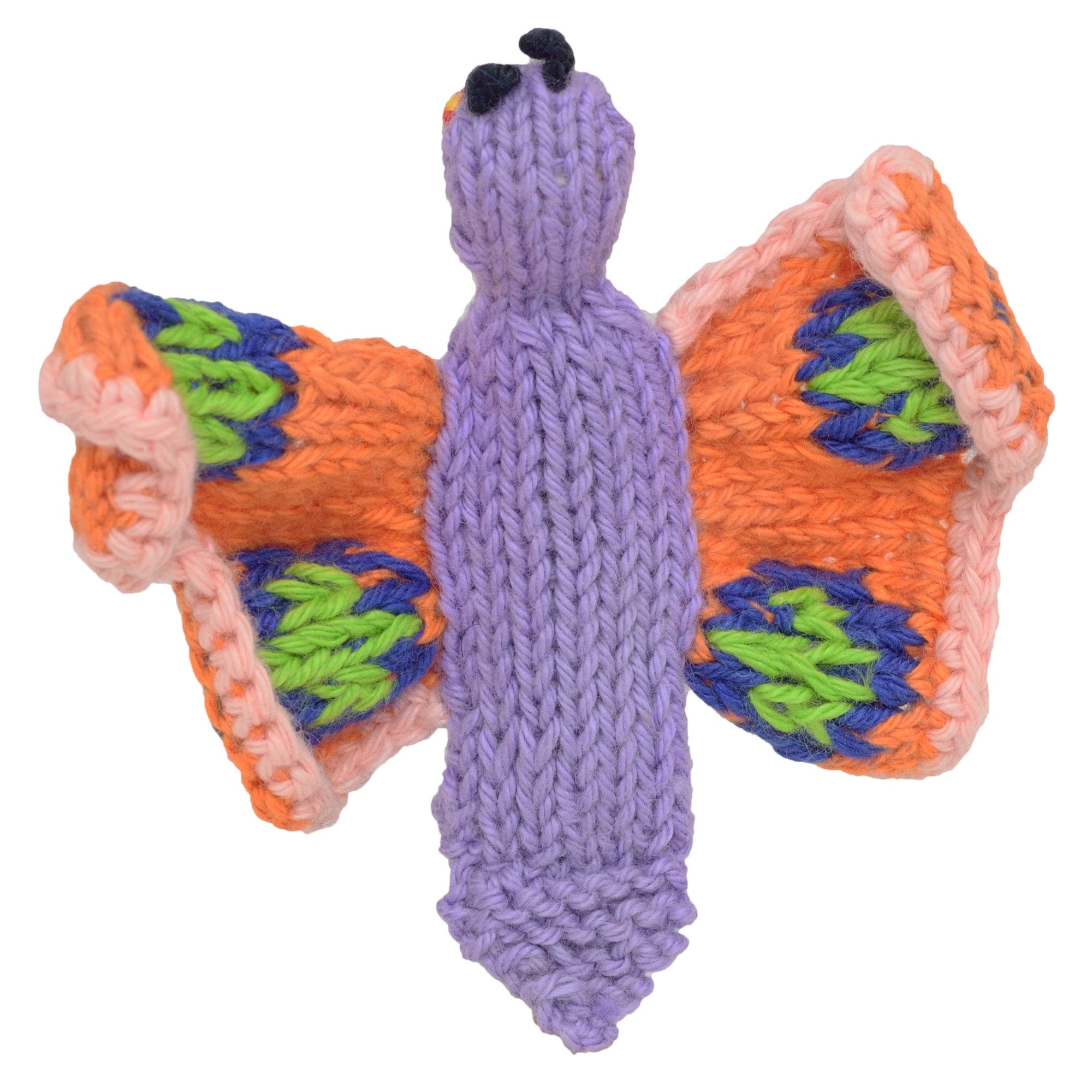 Butterfly - Bright Organic Cotton Finger Puppet